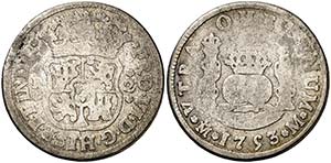 1753. Fernando VI. M‚xico. M. 2 reales. ... 