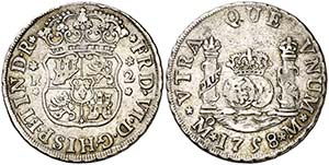 1758/7. Fernando VI. M‚xico. M. 2 reales. ... 