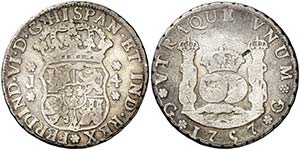 1757. Fernando VI. Guatemala. J. 4 reales. ... 