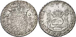 1759. Fernando VI. Guatemala. P. 8 reales. ... 