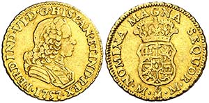 1757. Fernando VI. M‚xico. MM. 1 escudo. ... 