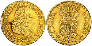 1757. Fernando VI. Santa Fe de Nuevo Reino. ... 