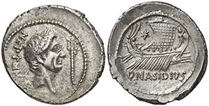 (44-43 a.C.). Cn. Pompeius Magnus / Q. ... 