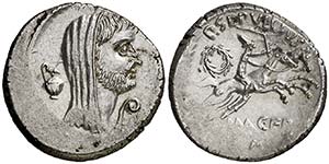 (44 a.C.). Marco Antonio / P. Sepullius ... 