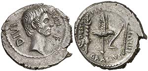 (40 a.C.). Octavio / Ti. Sempronius Graccus. ... 