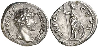 (148 d.C.). Marco Aurelio. Denario. (Spink ... 