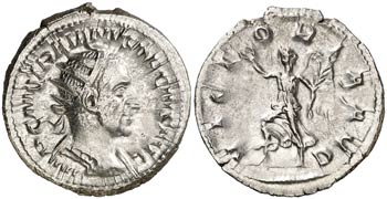 (250 d.C.). Trajano Decio. Antoniniano. ... 