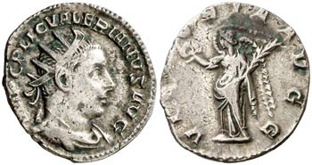 (253-255 d.C.). Valeriano I. Antoniniano. ... 