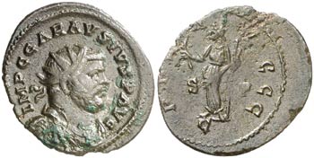 (292-293 d.C.). Carausio. Antoninano. (Spink ... 