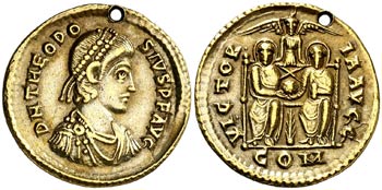 (380-382 d.C.). Teodosio I. Milán o ... 