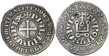 s/d. Francia. Felipe IV (1285-1314). Gros ... 