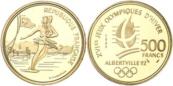 1989. Francia. 500 francos. (Fr. 613) (Kr. ... 