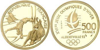1990. Francia. 500 francos. (Fr. 616) (Kr. ... 
