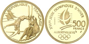 1990. Francia. 500 francos. (Fr. 616) (Kr. ... 