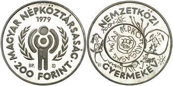 1979. Hungría. BP (Budapest). 200 florines. ... 
