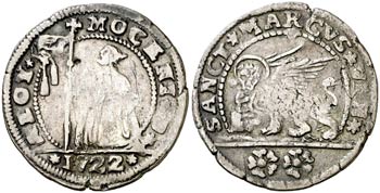 1722. Italia, Venecia. Alvise Mocenigo III. ... 