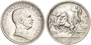 1916. Italia. Víctor Manuel III. R (Roma). ... 