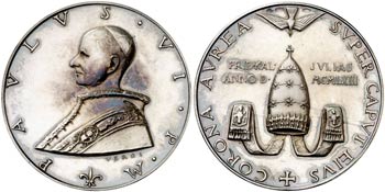 1963. Vaticano. Pablo VI. Medalla 30,08 g.  ... 