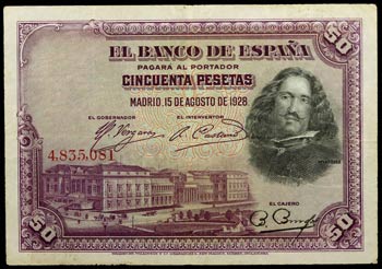 1928. 50 pesetas. (Ed. B123) (Ed. 340). 15 ... 