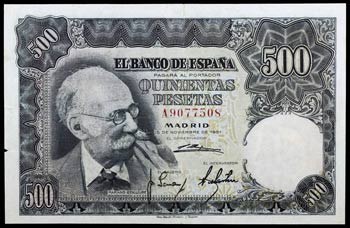 1951. 500 pesetas. (Ed. D61a). 15 de ... 
