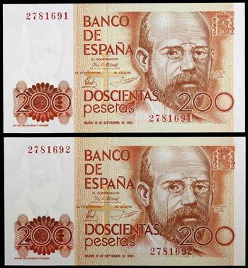1980. 200 pesetas. (Ed. E6). 16 de ... 