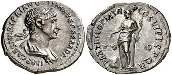 (117 d.C.). Trajano. Denario. (Spink 3154) ... 