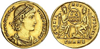 (348-353 d.C.). Constancio II. Antioquía. ... 