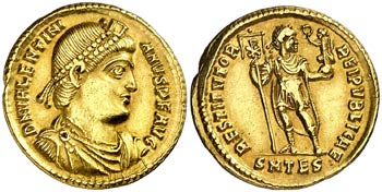 (364 d.C.). Valentiniano I. Tesalónica. ... 