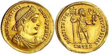 (364 d.C.). Valentiniano I. Tesalónica. ... 