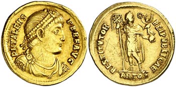 (366-367 d.C.). Valente. Antioquía. ... 