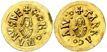 Gundemaro (610-612). Tarraco (Tarragona). ... 