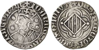 Joan I (1387-1396). Perpinyà. Coronat. ... 