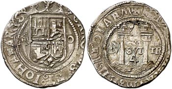 S/d. Juana y Carlos. México. O. 4 reales. ... 