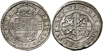 1597. Felipe II. Segovia. 4 reales. (Cal. ... 