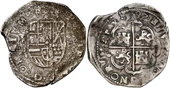1597. Felipe II. Toledo. (C). 8 reales. ... 