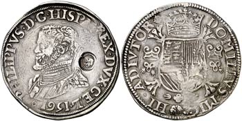 1561. Felipe II. Nimega. 1 escudo felipe. ... 