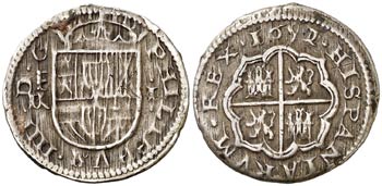 1652/1. Felipe IV. Segovia. BR. 1 real. ... 