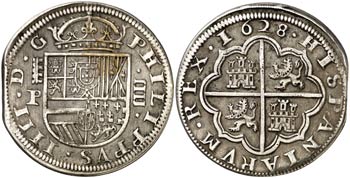 1628. Felipe IV. Segovia. P. 4 reales. (Cal. ... 