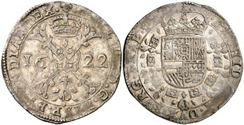 1622. Felipe IV. Bruselas. 1 patagón. (Vti. ... 