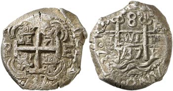 1737. Felipe V. Potosí. E. 8 reales. (Cal. ... 