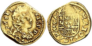 1726. Felipe V. Mallorca. 2 escudos. ... 