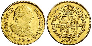 1779/8. Carlos III. Madrid. PJ. 1/2 escudo. ... 