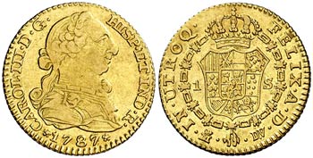 1787. Carlos III. Madrid. DV. 1 escudo. ... 