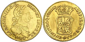 1764/3. Carlos III. Santa Fe de Nuevo Reino. ... 