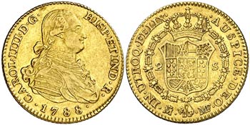 1788. Carlos IV. Madrid. MF. 2 escudos. ... 