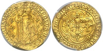 Francia. Carlos VII (1422-1461). Royal dor. ... 