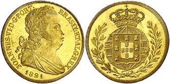 1821. Portugal. Juan VI. Lisboa. 4 escudos ... 