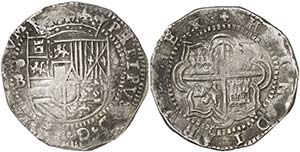 s/d (1589-1598). Felipe II. Potosí. B. 8 ... 