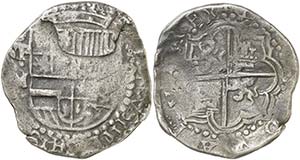 s/d (1616-1617). Felipe III. Potosí. M. 8 ... 
