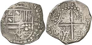1621. Felipe III. Potosí. T. 8 reales. ... 